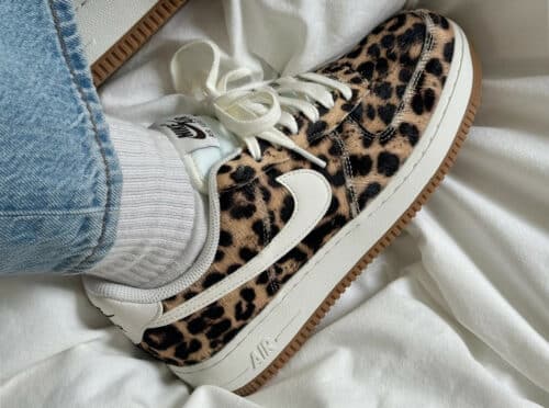 nike air force with cheetah