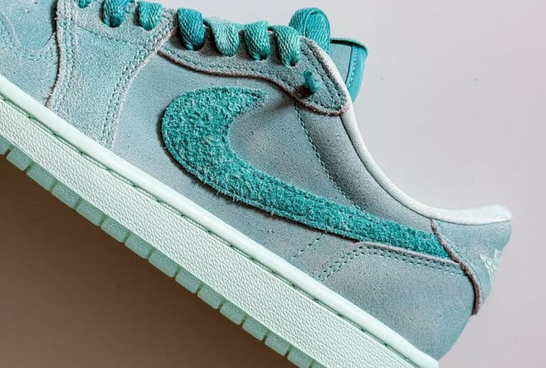 Air Jordan 1 Low Washed Teal HQ8111-300 Sneakers actus (couv)