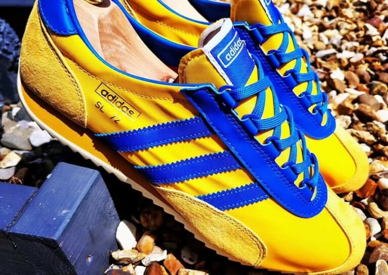 adidas SL 72 PT Bold Gold jaune te bleue JR3638 (couv)