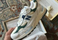 New Balance 992 made in USA White Marsh Green U992GB (couv)