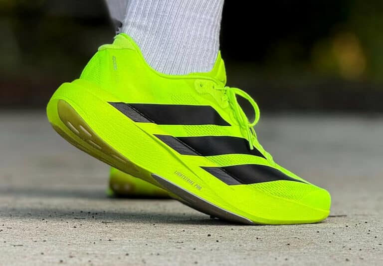adidas Adizero EVO SL Lucid Lemon vert fluo JR3416 (couv)