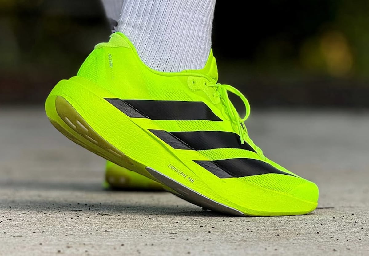 adidas Adizero EVO SL Lucid Lemon vert fluo JR3416 (couv)