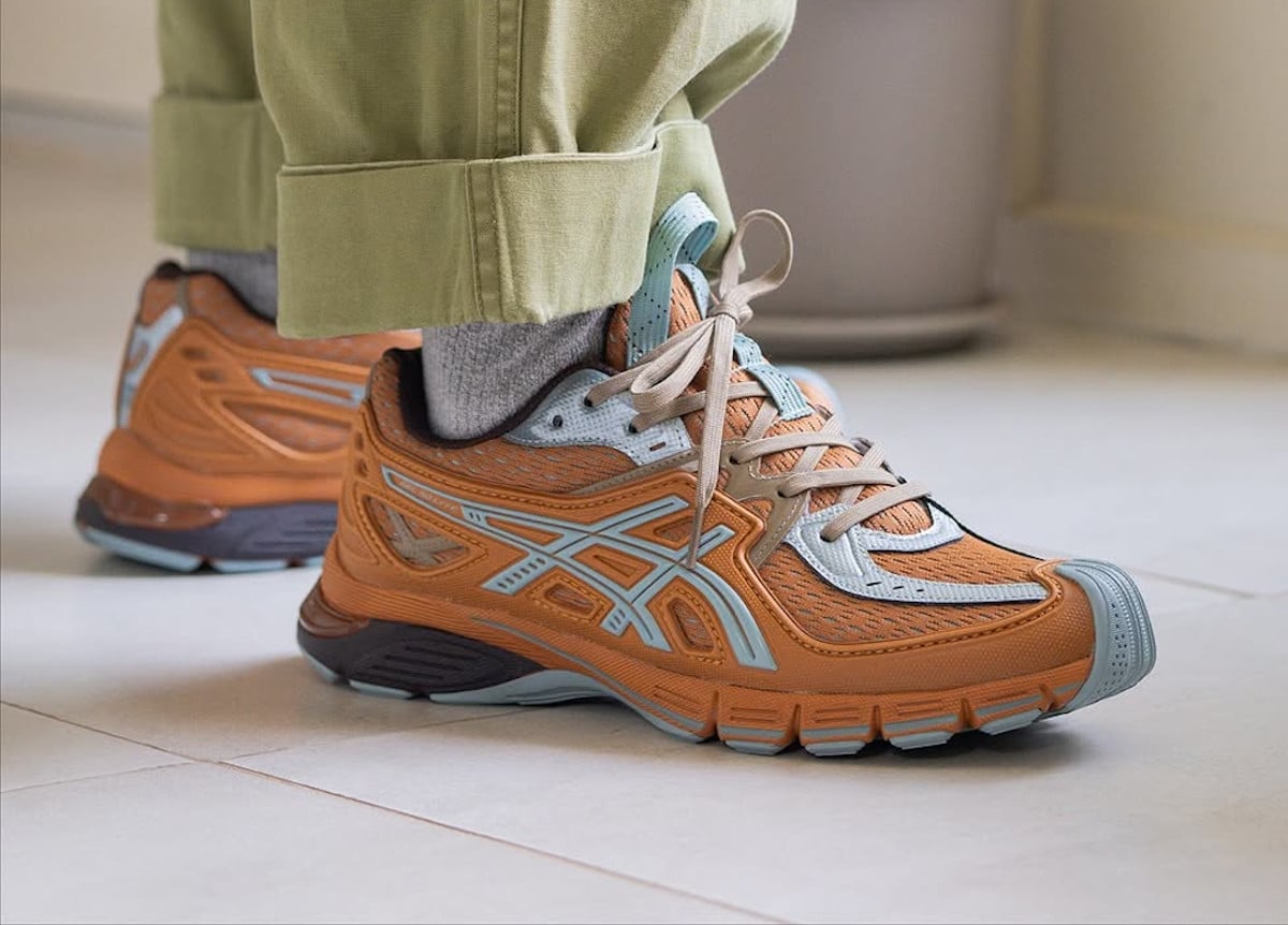 Asics UB12-S GEL SD Lyte Dolphin Grey Rust Orange 1203A665-400 (couv))