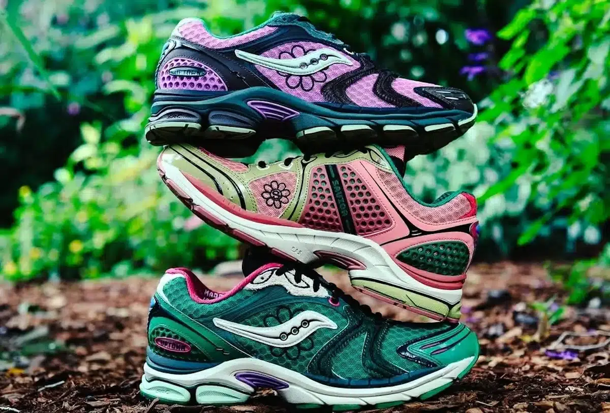 Saucony ProGrid Triumph 4 x Jae Tips Flowers Grow Uptown (couv)