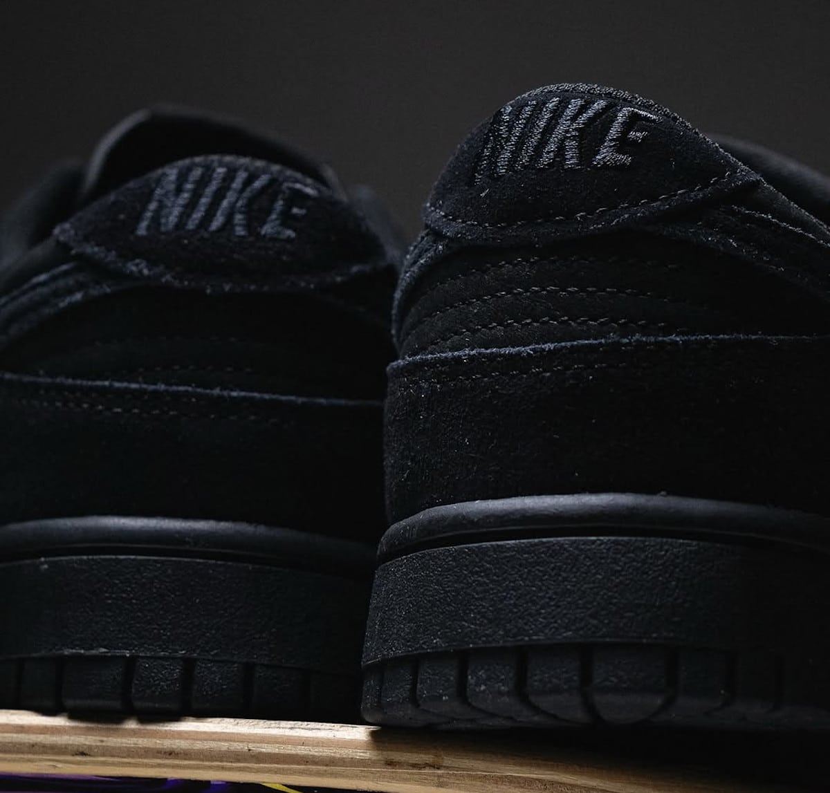 Nike Dunk Low Retro SE Triple Black Suede IB6651-001 (5)