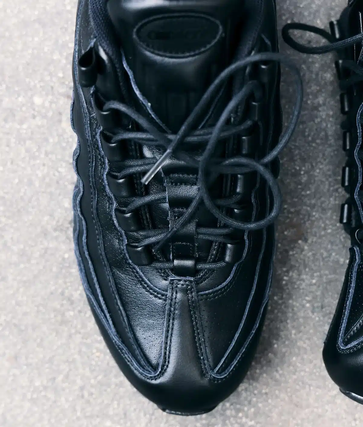 Nike Air Max 95 en cuir noir IM0696-001 (2)