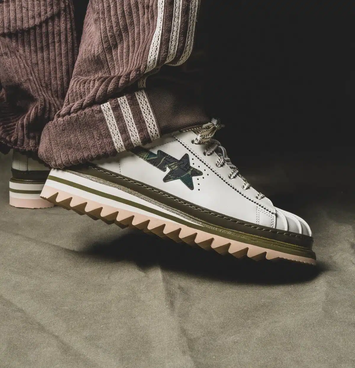 adidas Superstar A bathing Ape x Clot KJ1473 (2)