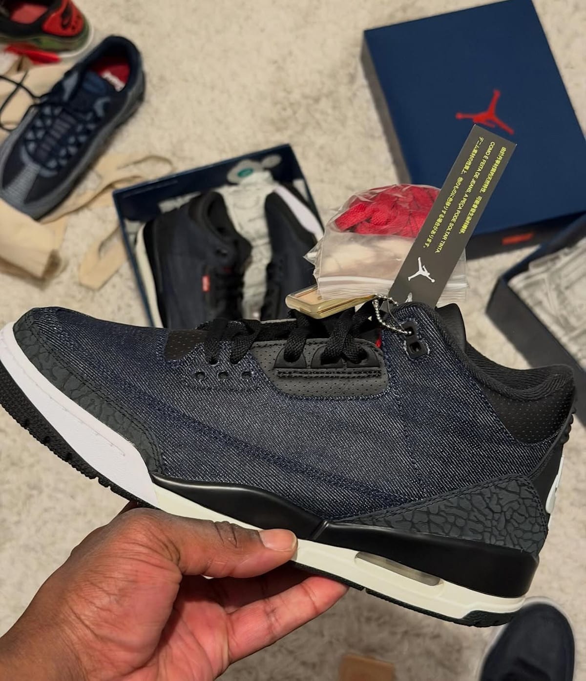Air Jordan 3 en jeans bleu foncé IH7959-400 (4)