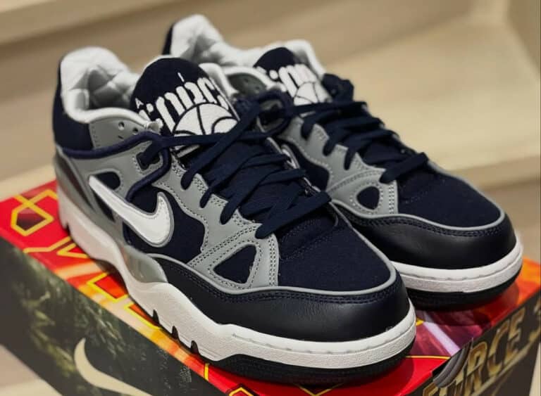 Nike Air Force 3 Low en laine bleu marine HV5032-400 (couv)