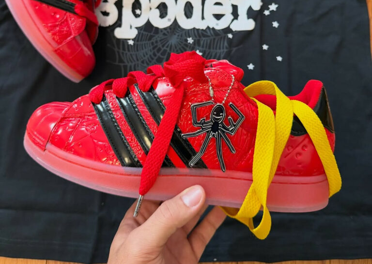 adidas Superstar II x Sp5der Red Patent Leather (couv)