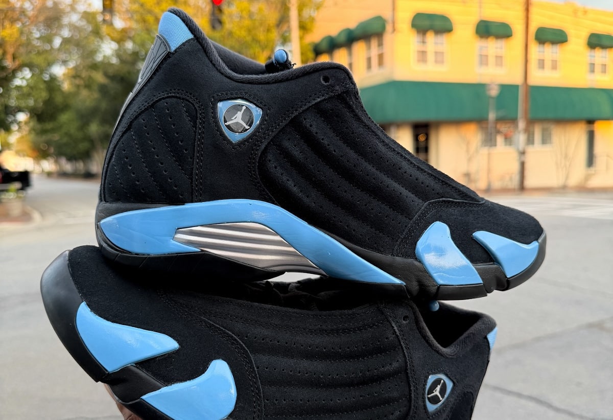 Air Jordan 14 Black University Blue sortie 2026 487471-002 (couv)