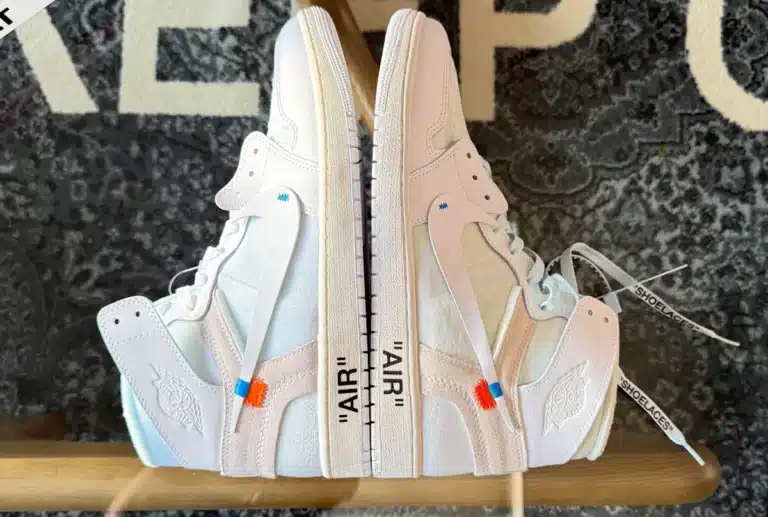 Comparatif Air Jordan 1 V.A.A Alaska et Air Jordan 1 Off White Alaska (couv)