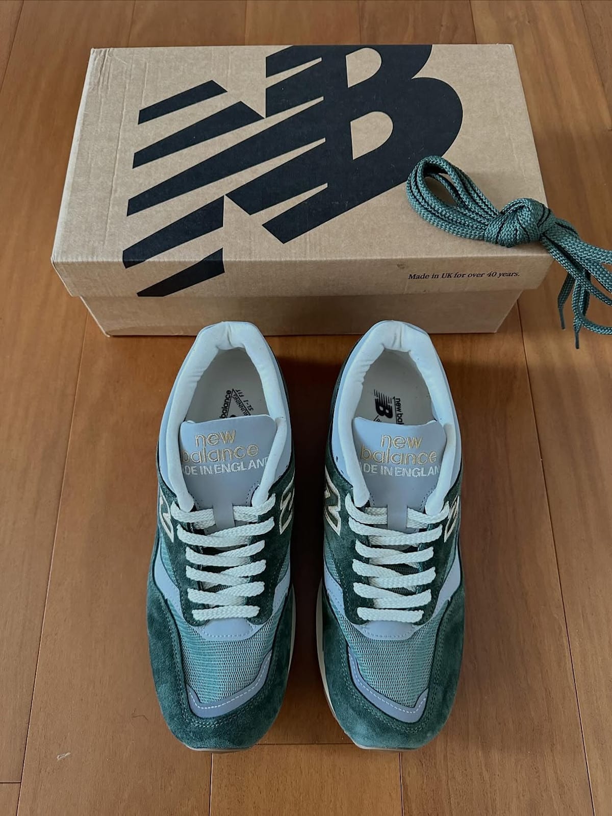 New Balance 1500 grise et vert algue U1500SSP (1)