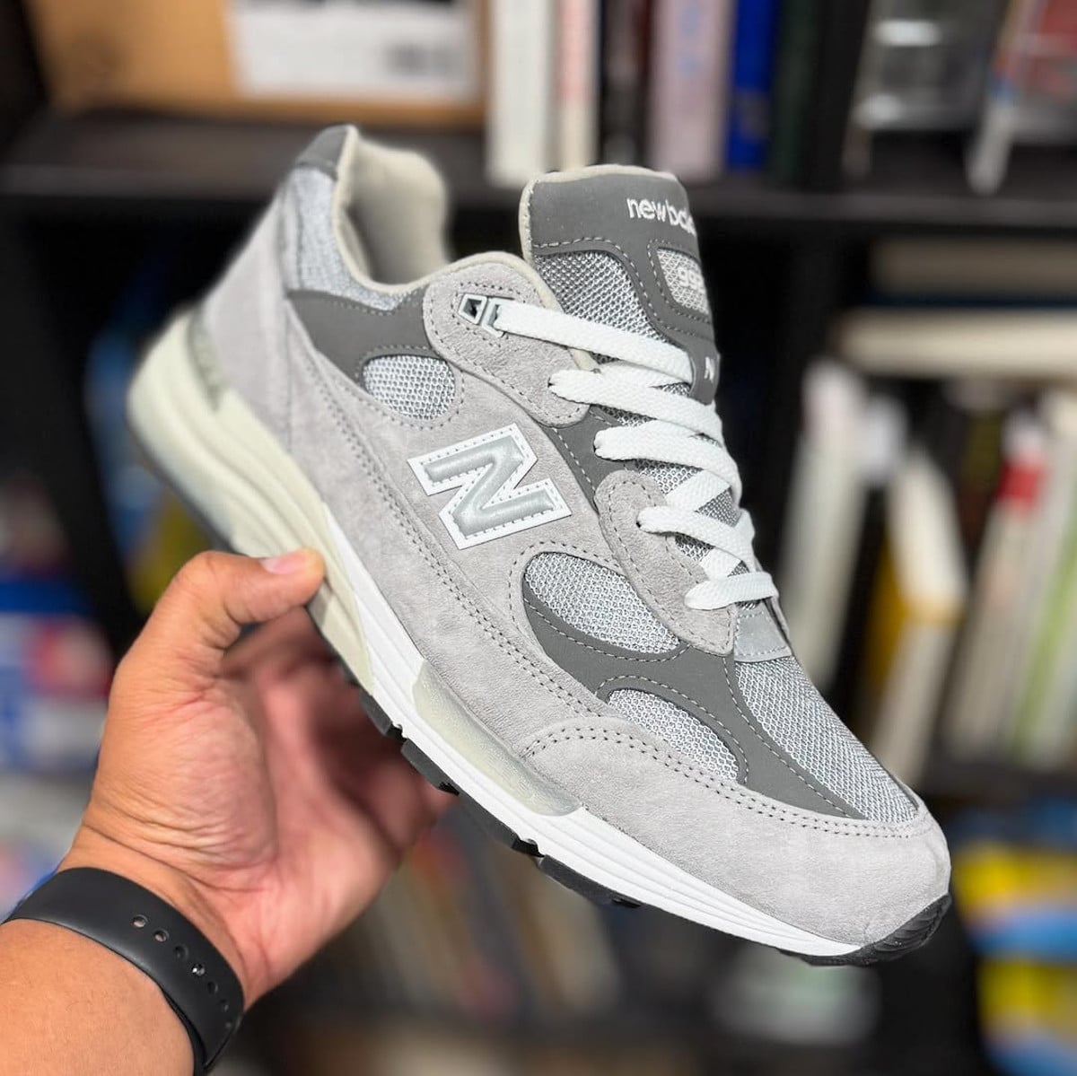 New Balance 992 grise Steve Jobs