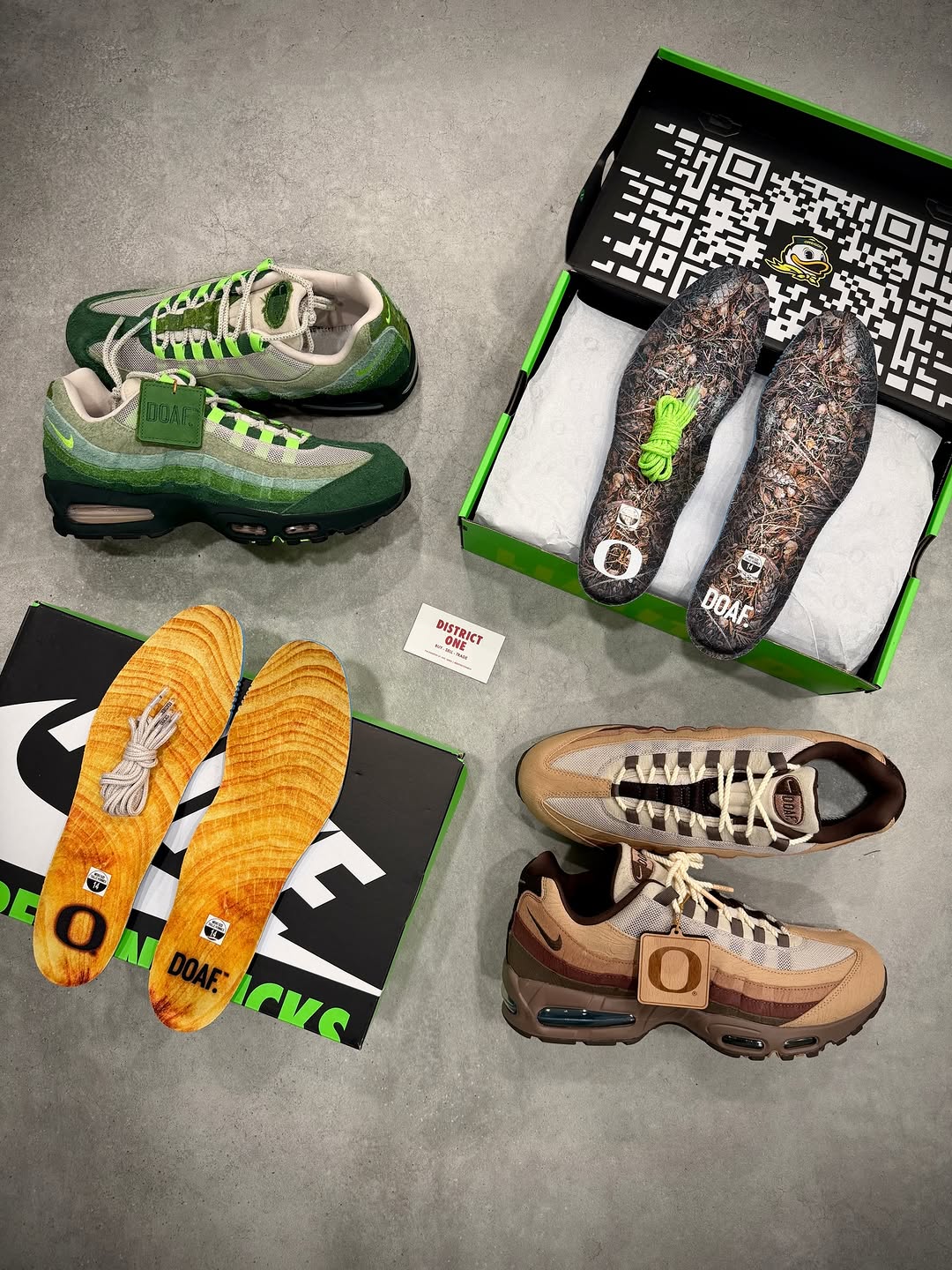 Nike Air Max 95 Ducks Of A Feather Oregon Ducks Woods et Lumber Yard