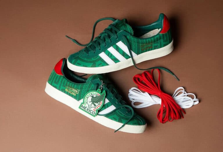 adidas Mexicana verte motif azteque KI8568 (couv)