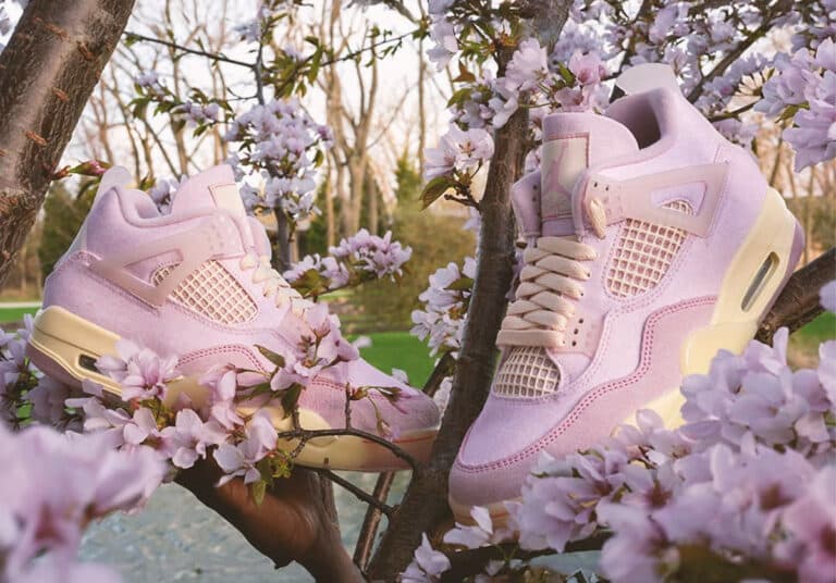 Air Jordan 4 beige et rose IB6716-600 (2)