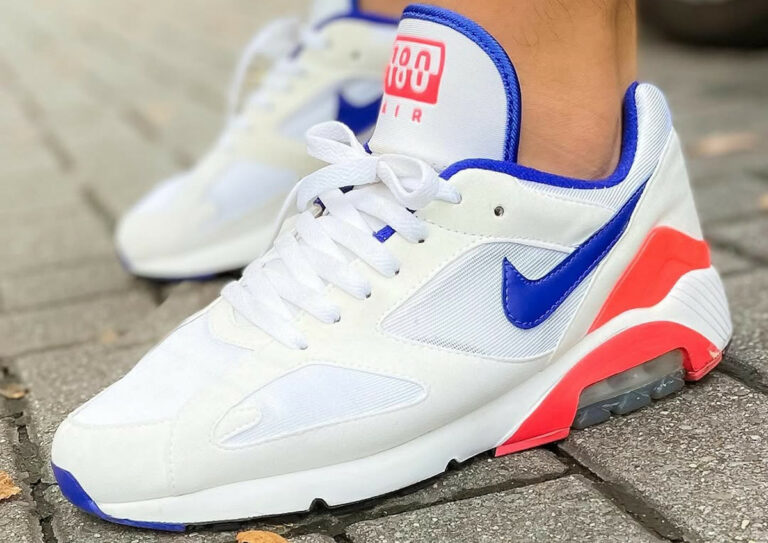 Nike Air Max 180 Ultramarine on feet (couv)