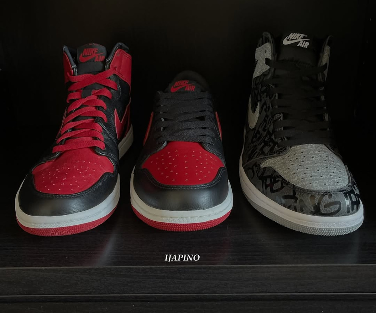 Air Jordan 1 avec une croix au talon (2)