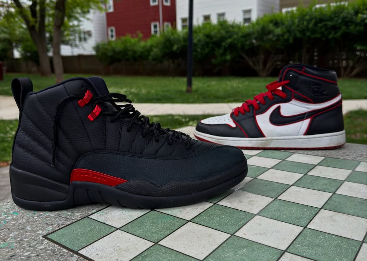 Air Jordan 12 Bloodline vs Jordan 1 Retro High OG Bloodline (couv)