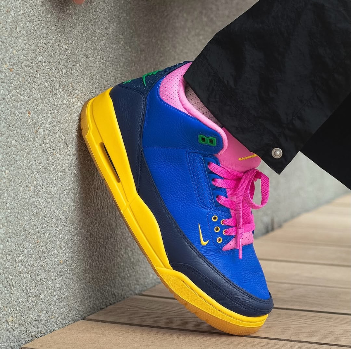Air Jordan 3 Brazil on feet IV4871-400