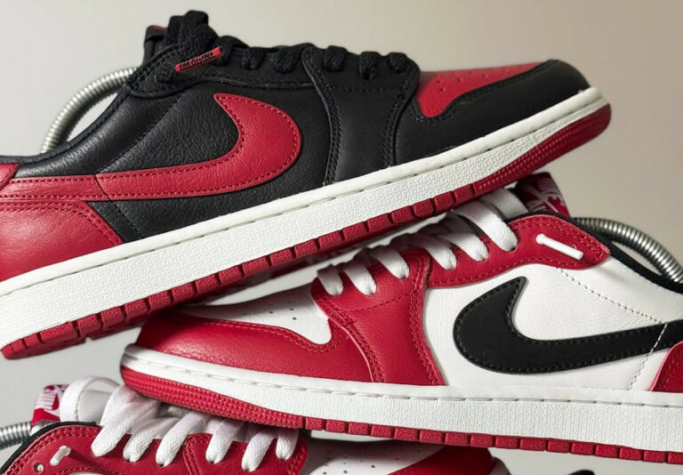 Différences Air Jordan 1 Low OG Banned 2026 et AJ1 Low Chicago (couv)