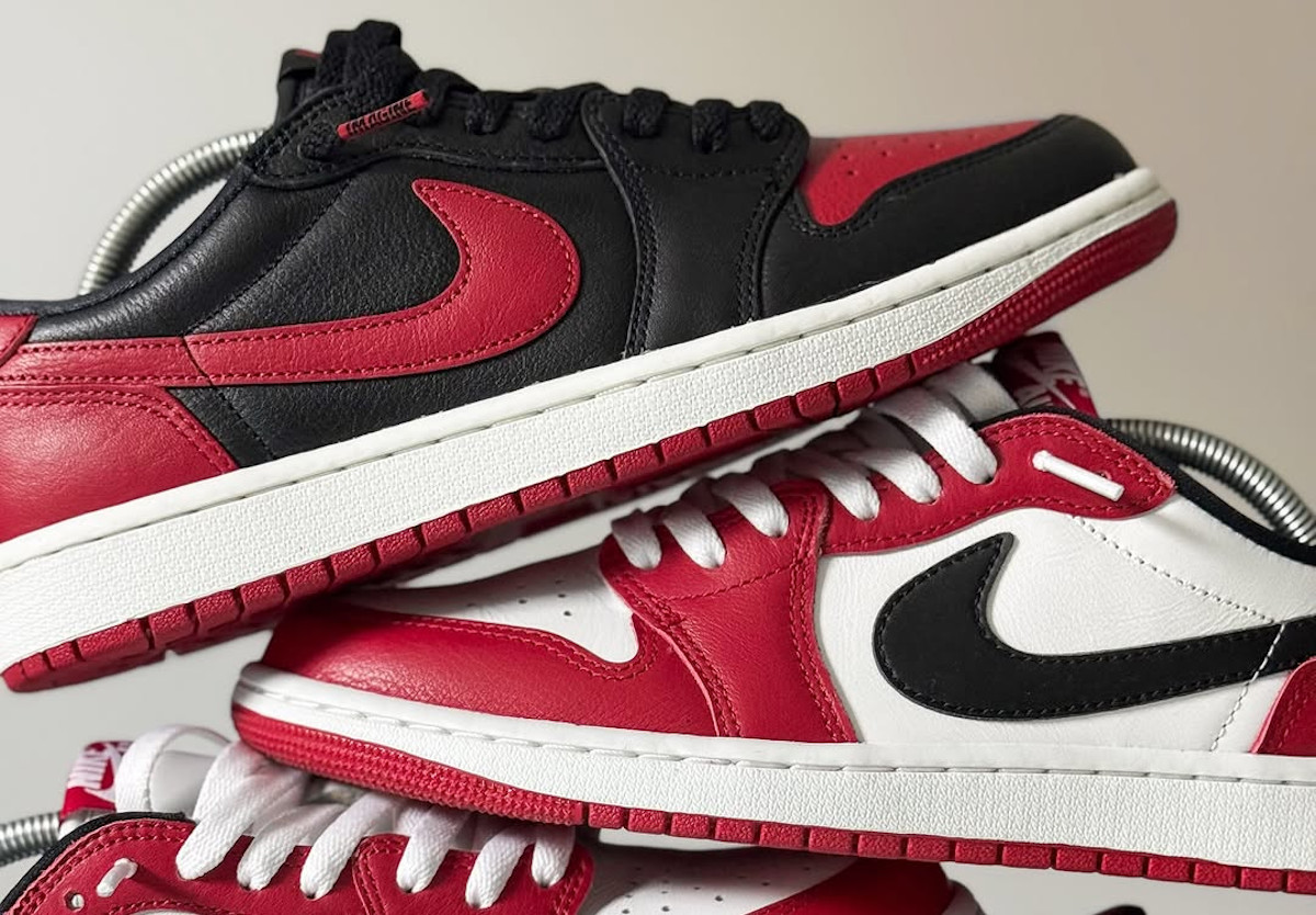 Différences Air Jordan 1 Low OG Banned 2026 et AJ1 Low Chicago (couv)
