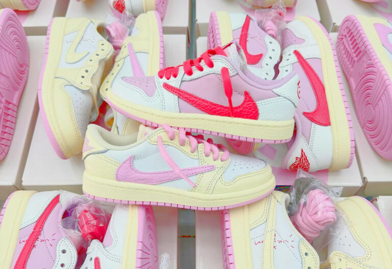 Différences entre Jordan 1 Low TS Shy Pink et Tropical Red (couv)