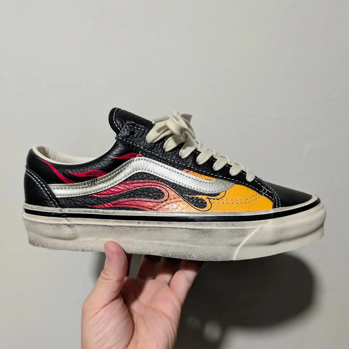 Vans LX Old Skool 36 Archive Flame Black VN000D9RCJK (2)