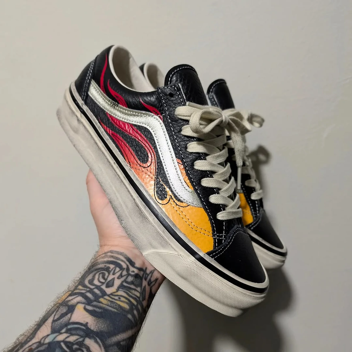 Vans LX Old Skool 36 Archive Flame Black VN000D9RCJK (4)