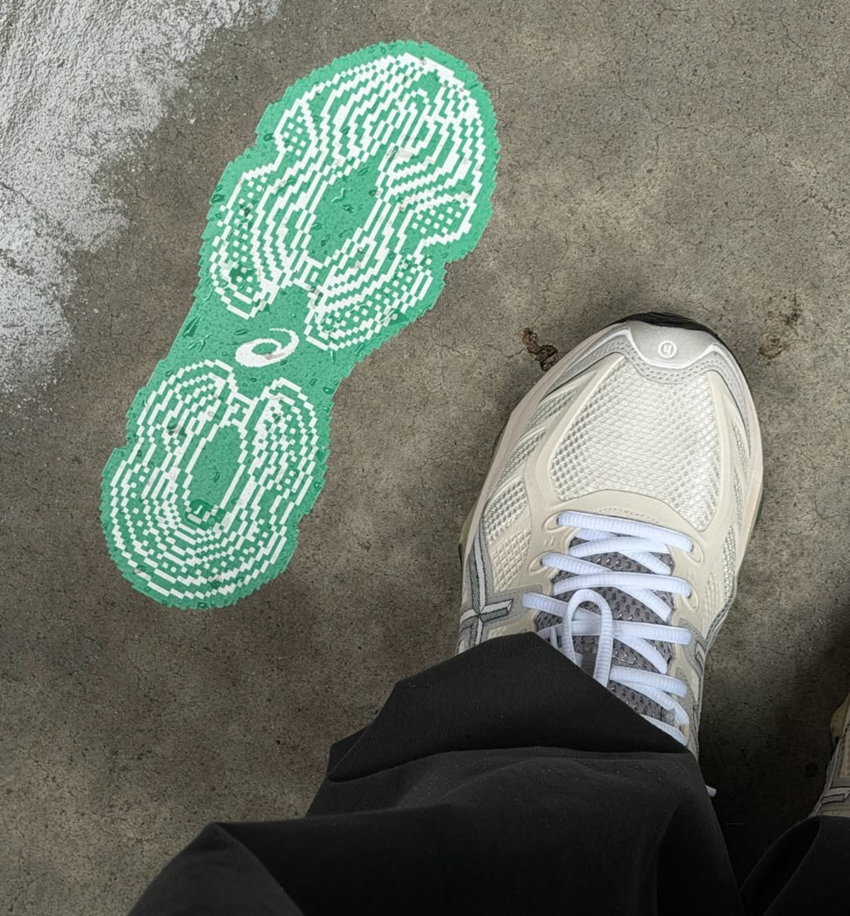 ASICS x HIDDEN GEL-KINETIC™ 2.0 blanche et verte (1)