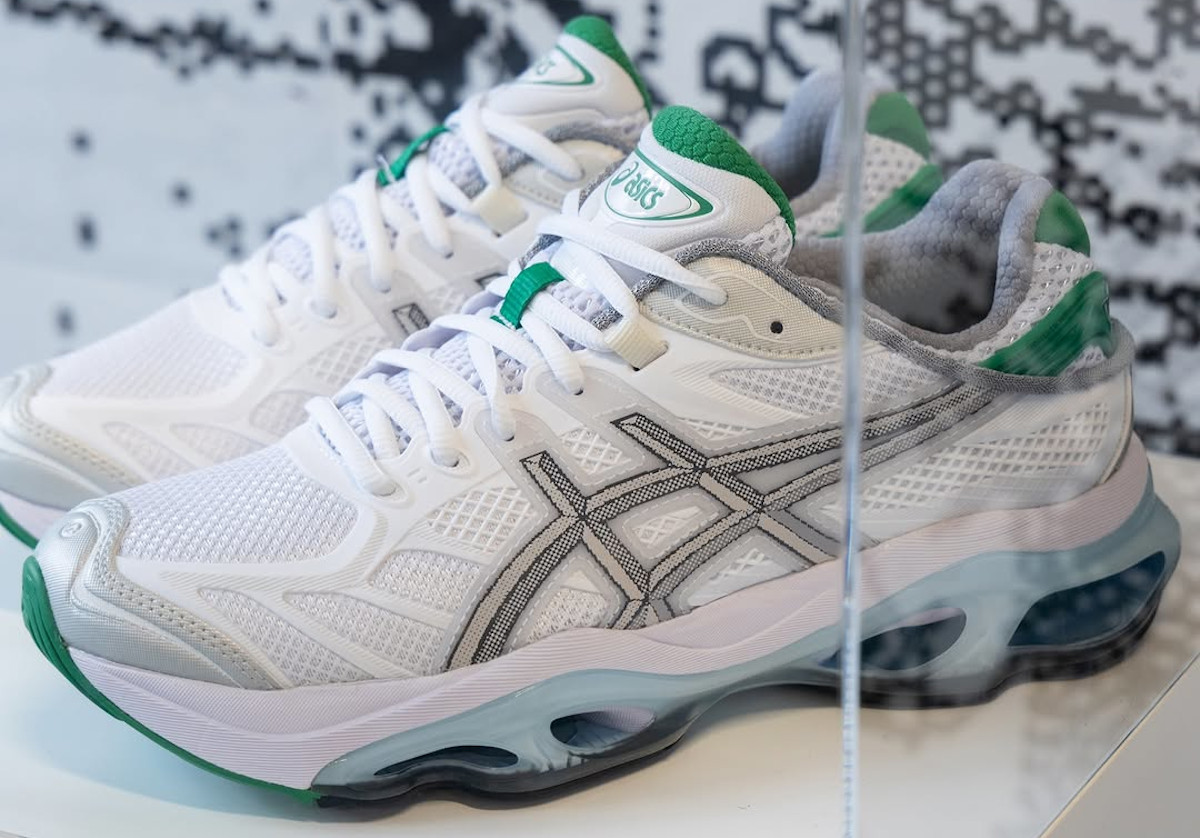 ASICS x HIDDEN GEL-KINETIC™ 2.0 blanche et verte (couv)