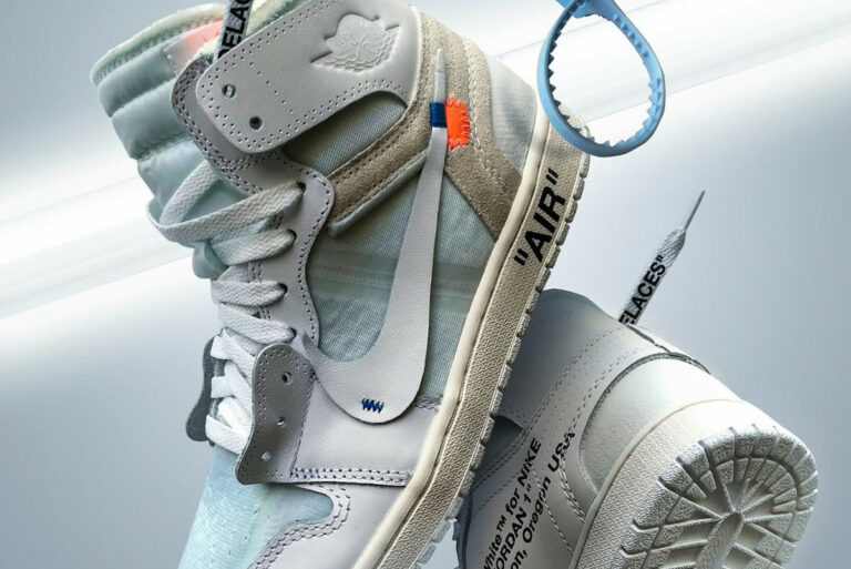 Air Jordan 1 Off White Alaska fond d'écran (couv)