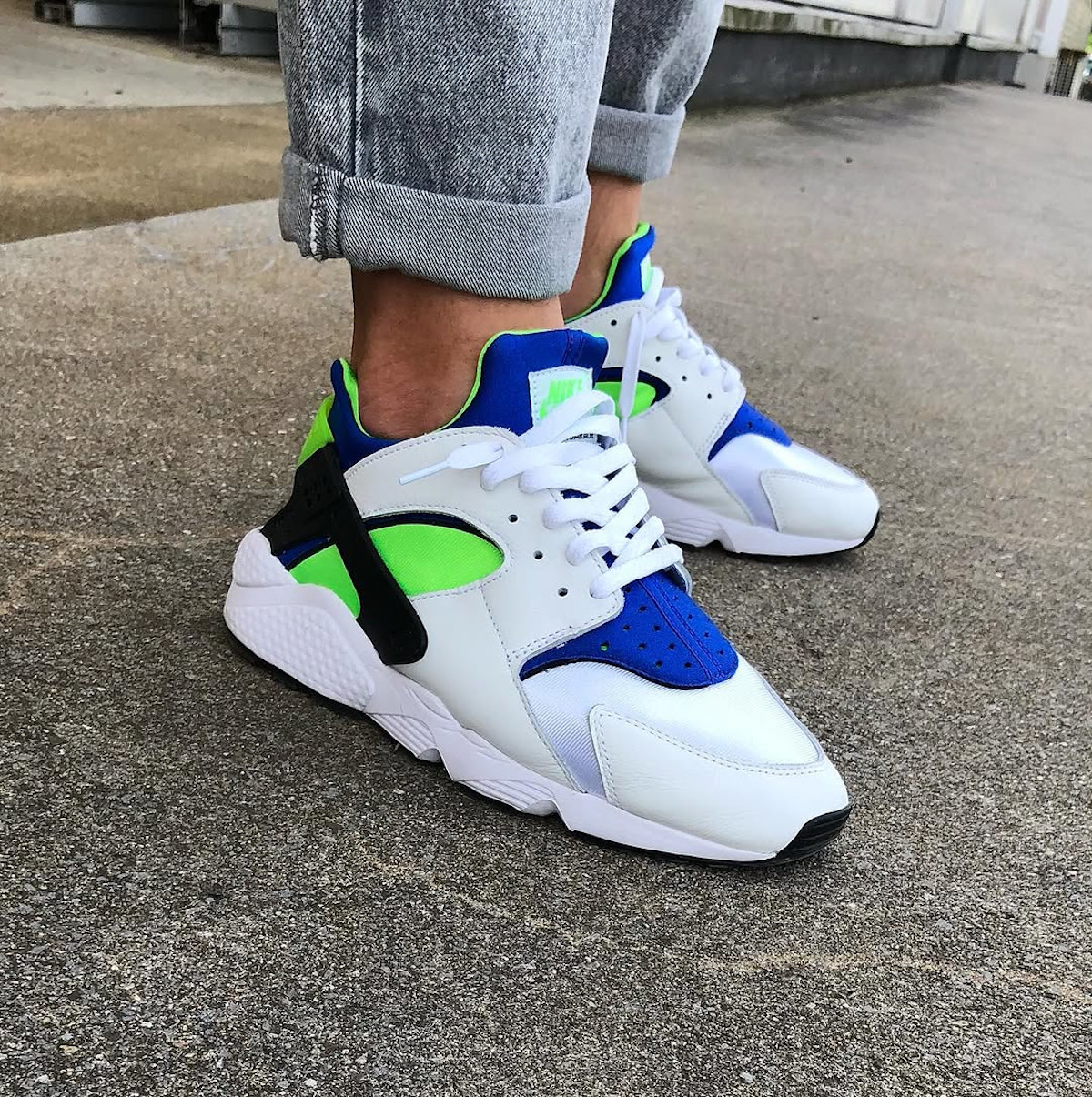 Nike Air Huarache OG Scream Green (1)