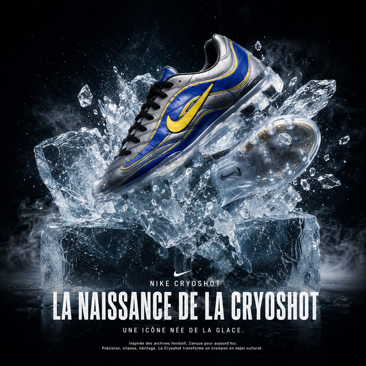 Nike Cryoshot histoire, design et guide