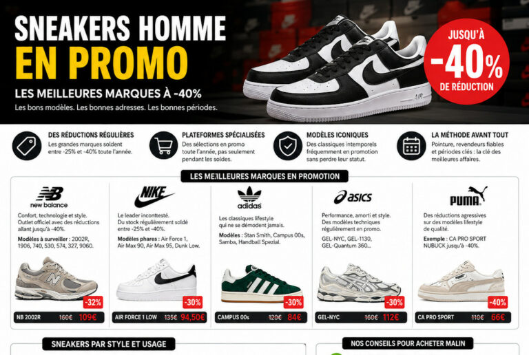 Promo sneakers homme (couv)