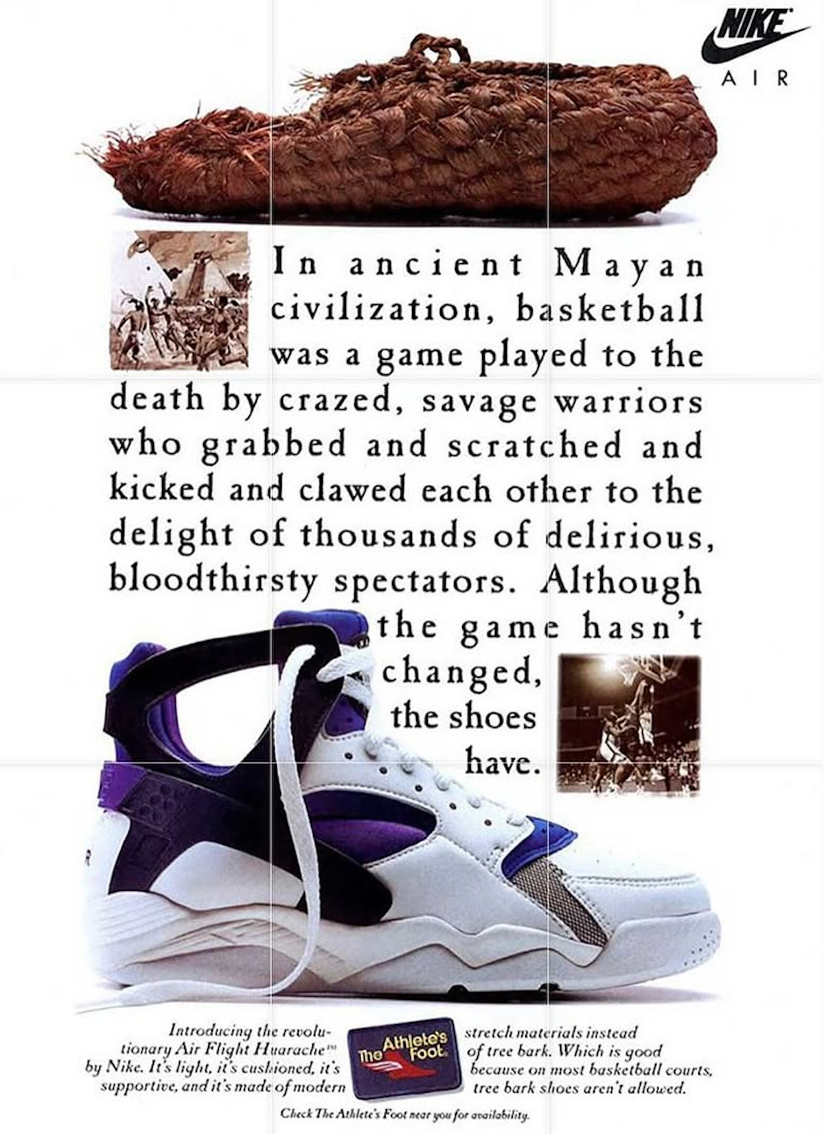 Publicité Nike Air Huarache Flight