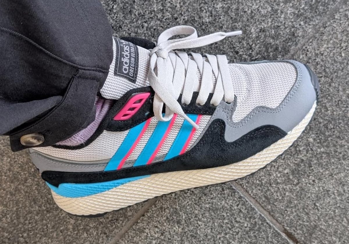 adidas Oregon Ultra Tech grise noire bleue et rose KI7561 (couv)
