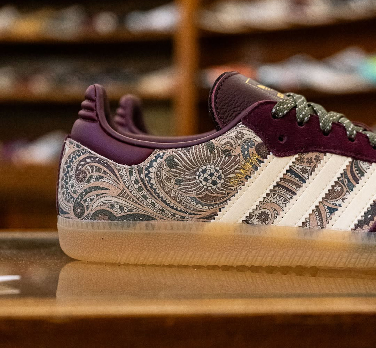 adidas Samba Liberty London Maroon Warm Vanilla