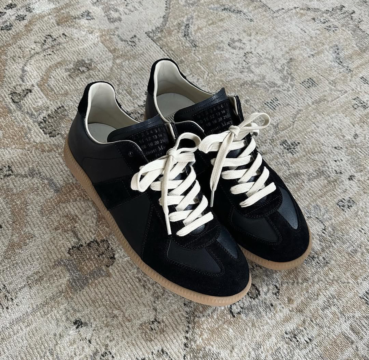 sneakers noires de luxe pour homme
