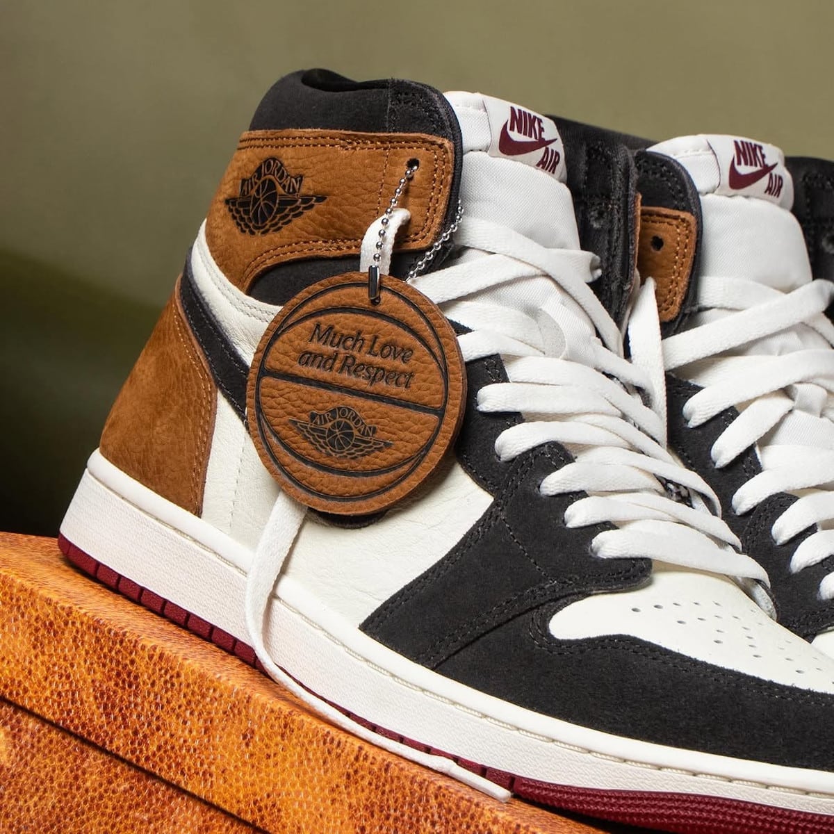 Air Jordan 1 High marron blanche et noire DZ5485-201 (4)