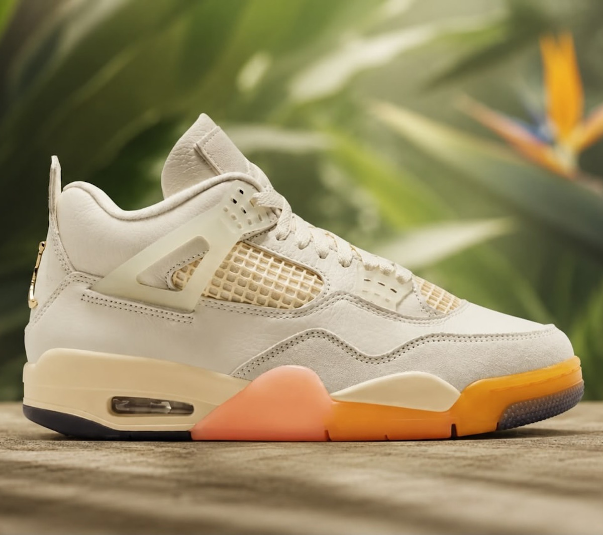 Air Jordan 4 beige orange et rose pastel HV0823-101 (2)