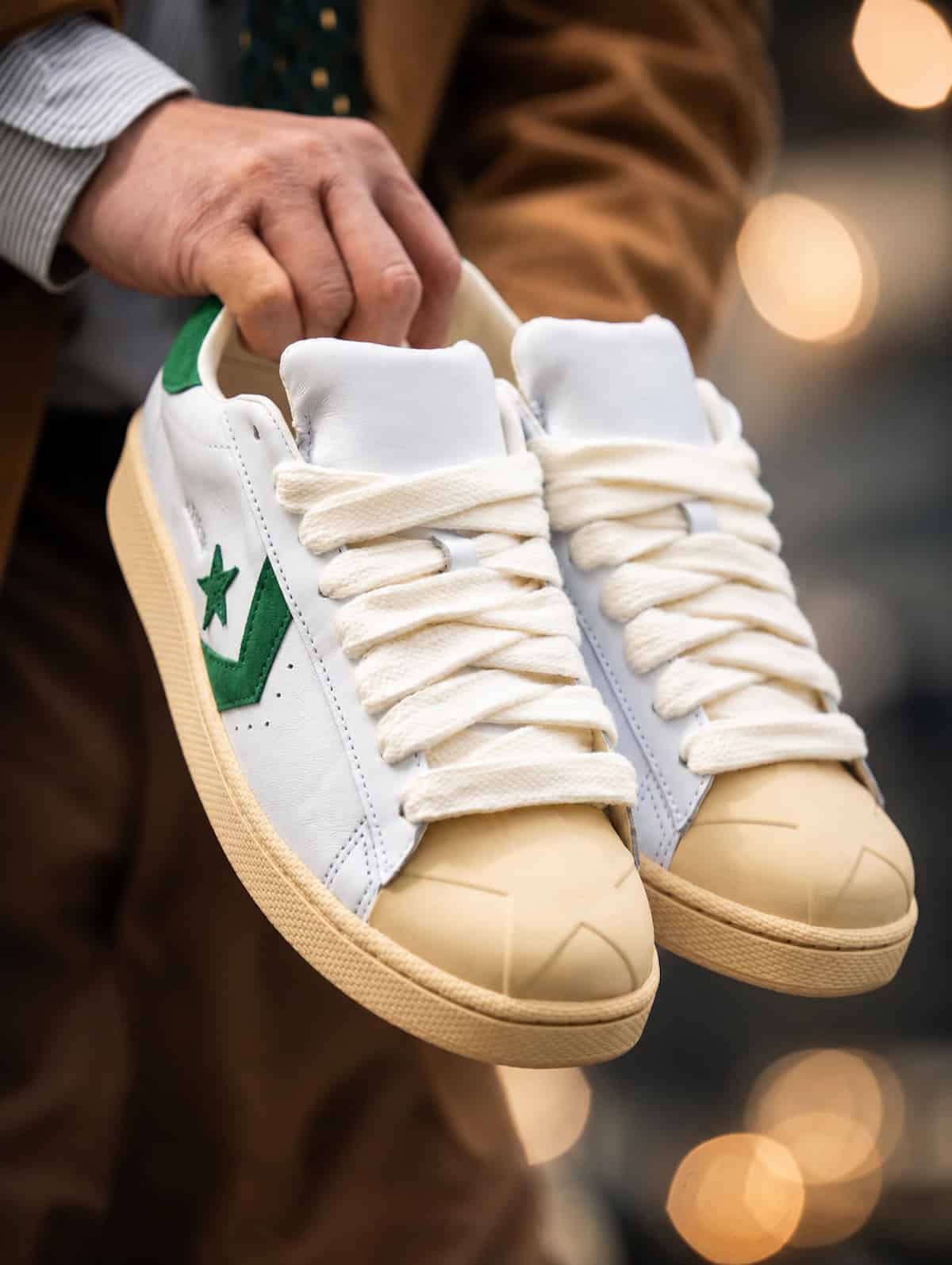 Golf LeFleur x Converse X Pro Leather Low White Amazon Natural Ivory