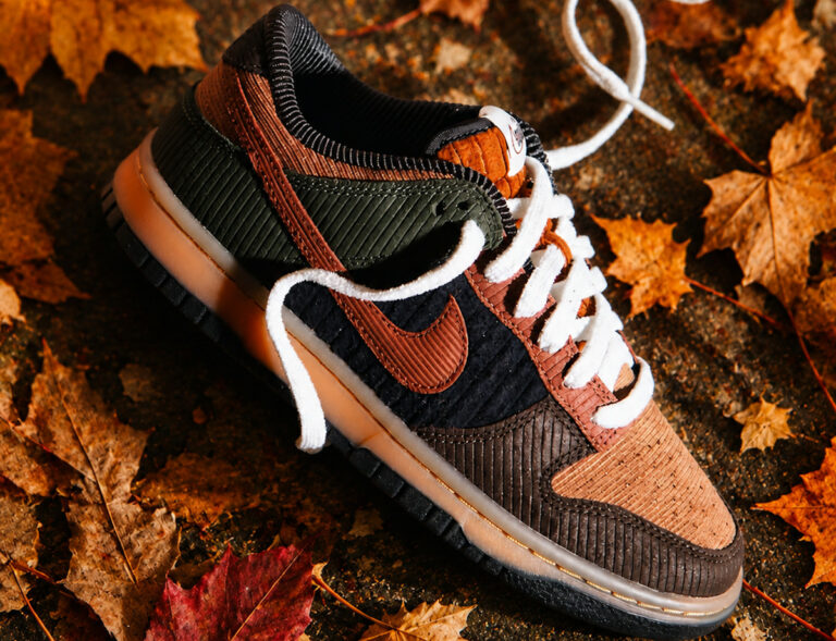 Nike Dunk Low Retro PRM Light British Tan Corduroy (couv))