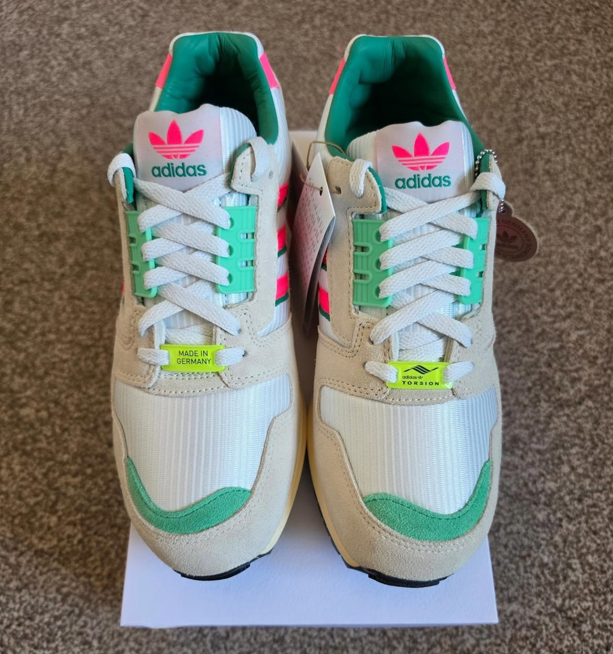adidas ZX 8000 vert pastel et rose KI4726 (4)