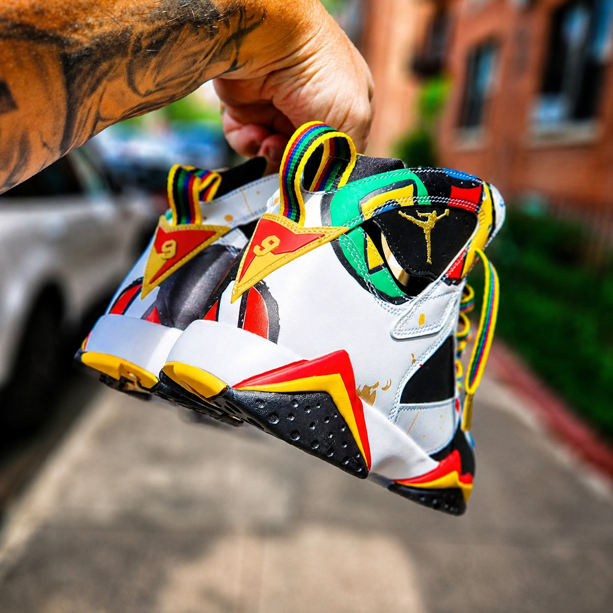 Air Jordan 7 White Multicolor IQ6573-100 (3)