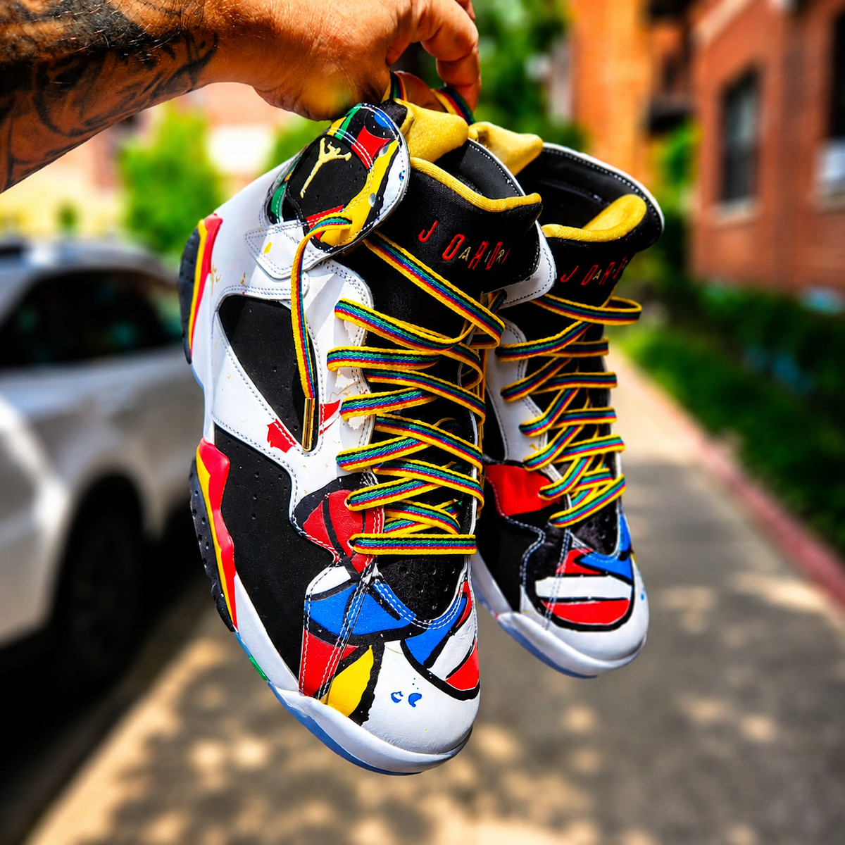 Air Jordan 7 White Multicolor IQ6573-100
