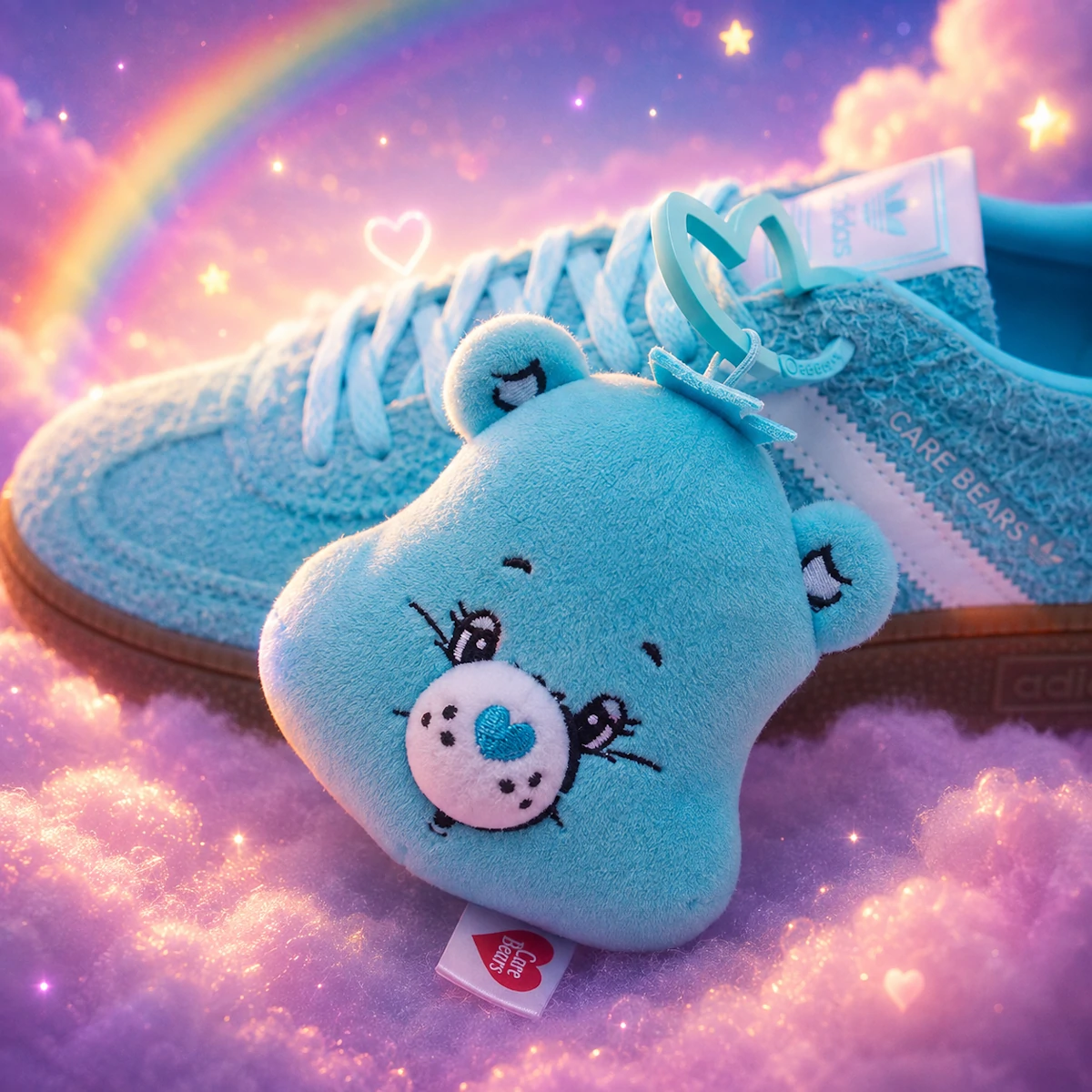 Bisounours x adidas Handball Spezial Bliss Blue femme KK4933