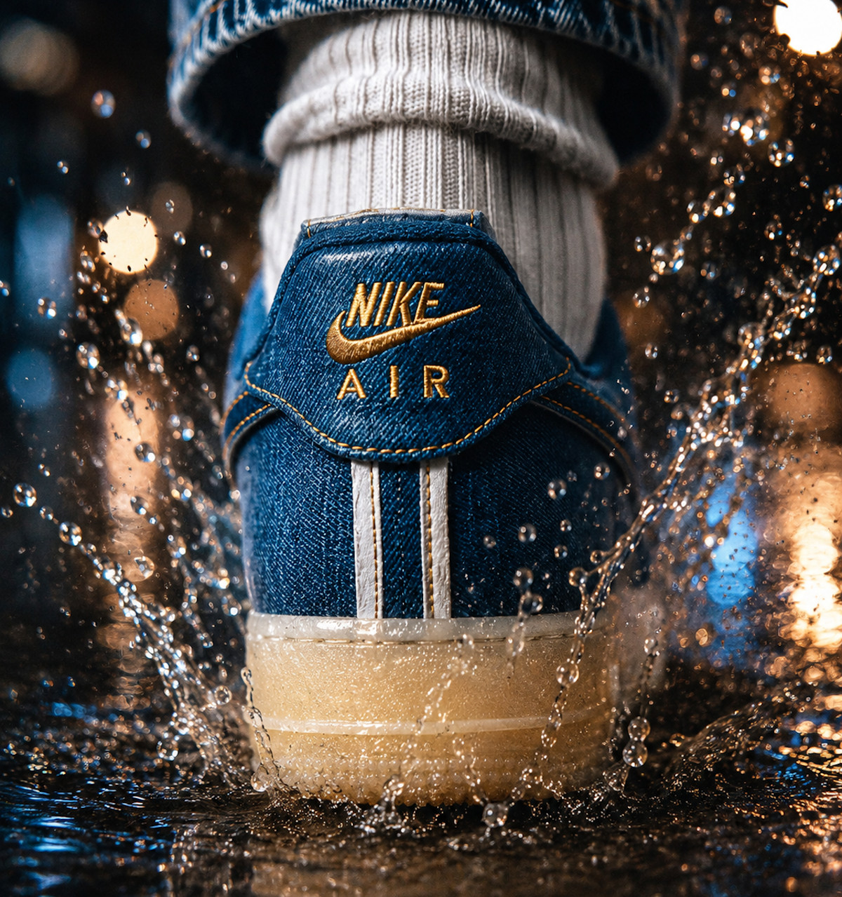 Nike Air Force 1 Low Retro Patent Denim IM5757-400 (1)