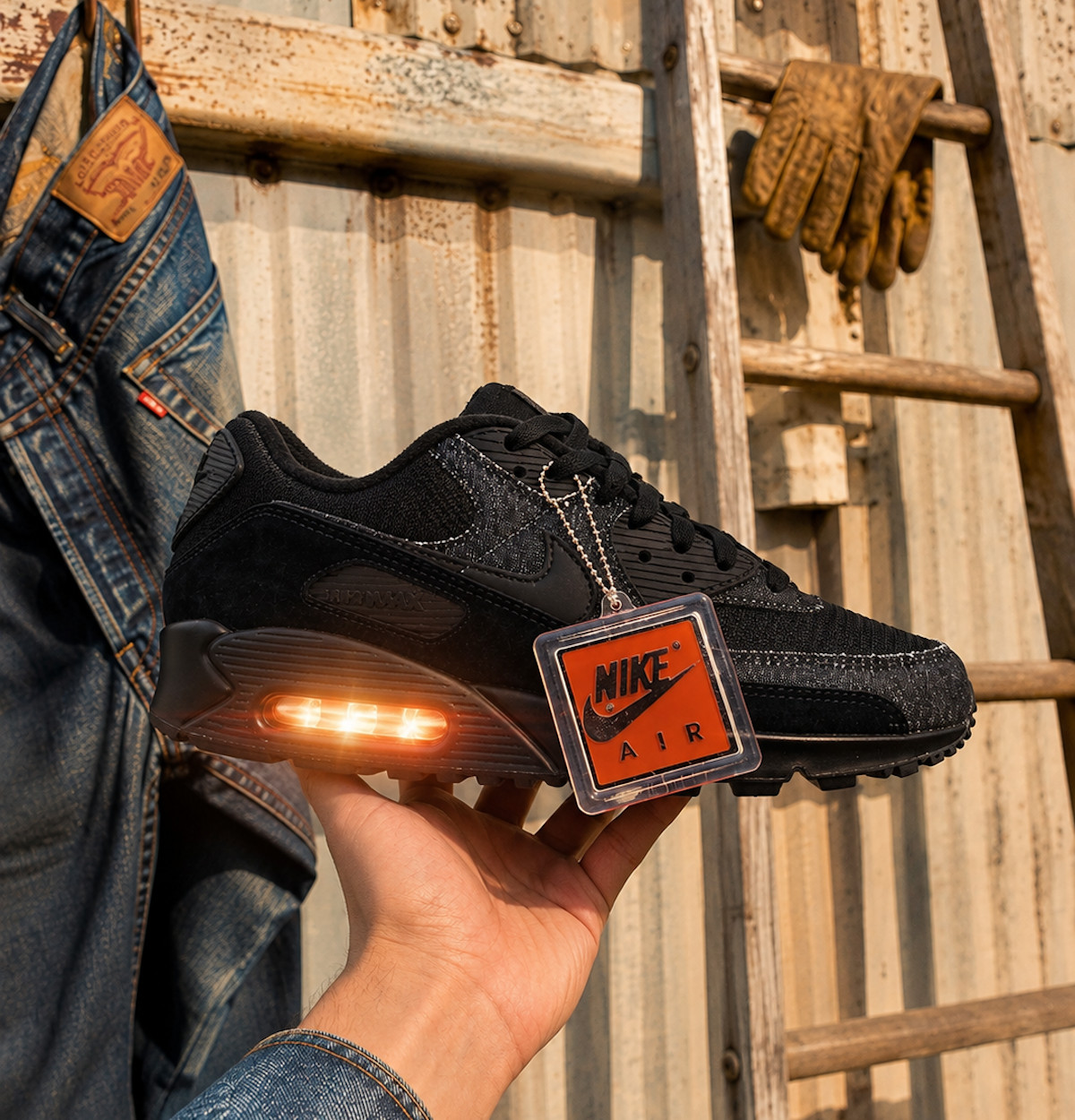 Nike Air Max 3 Black Denim homme IW6365-001 (2)
